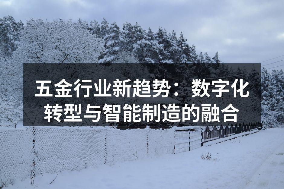 智能制造引领五金行业新未来